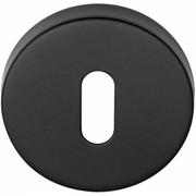 Formani Sleutelplaatje BASIC LBN50D 10mm mat zwart – vooraanzicht