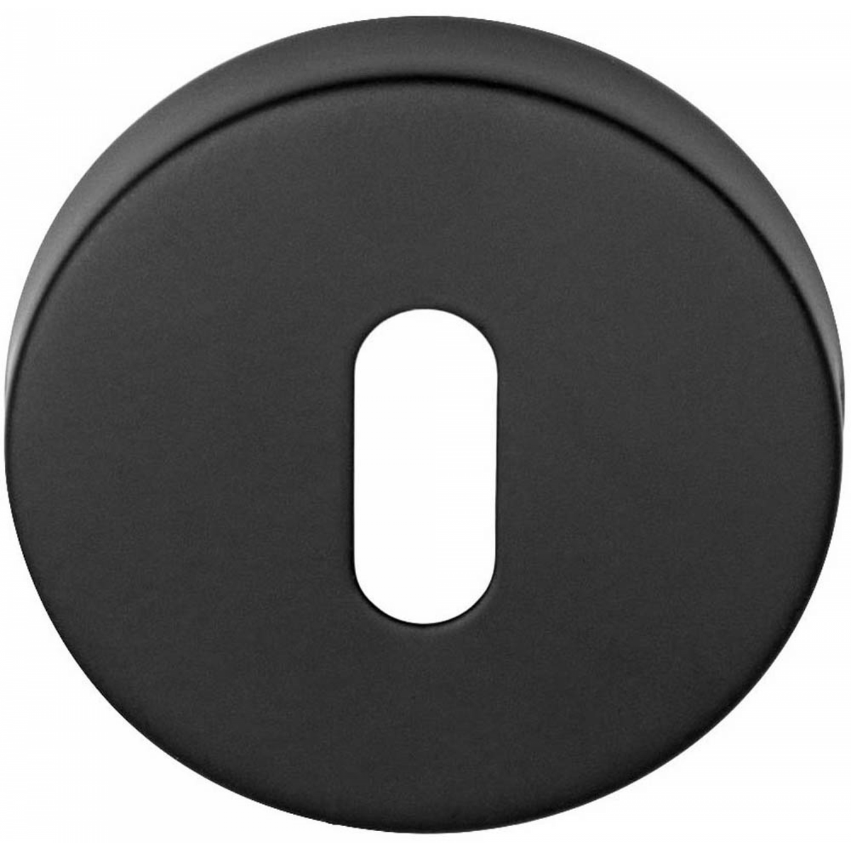 Formani Sleutelplaatje BASIC LBN50D 10mm mat zwart – vooraanzicht