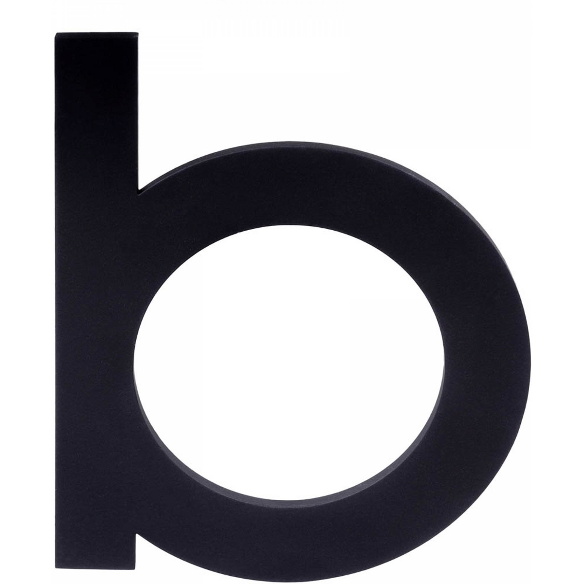 Formani SQUARE huisletter B in mat zwart (150 mm) – vooraanzicht