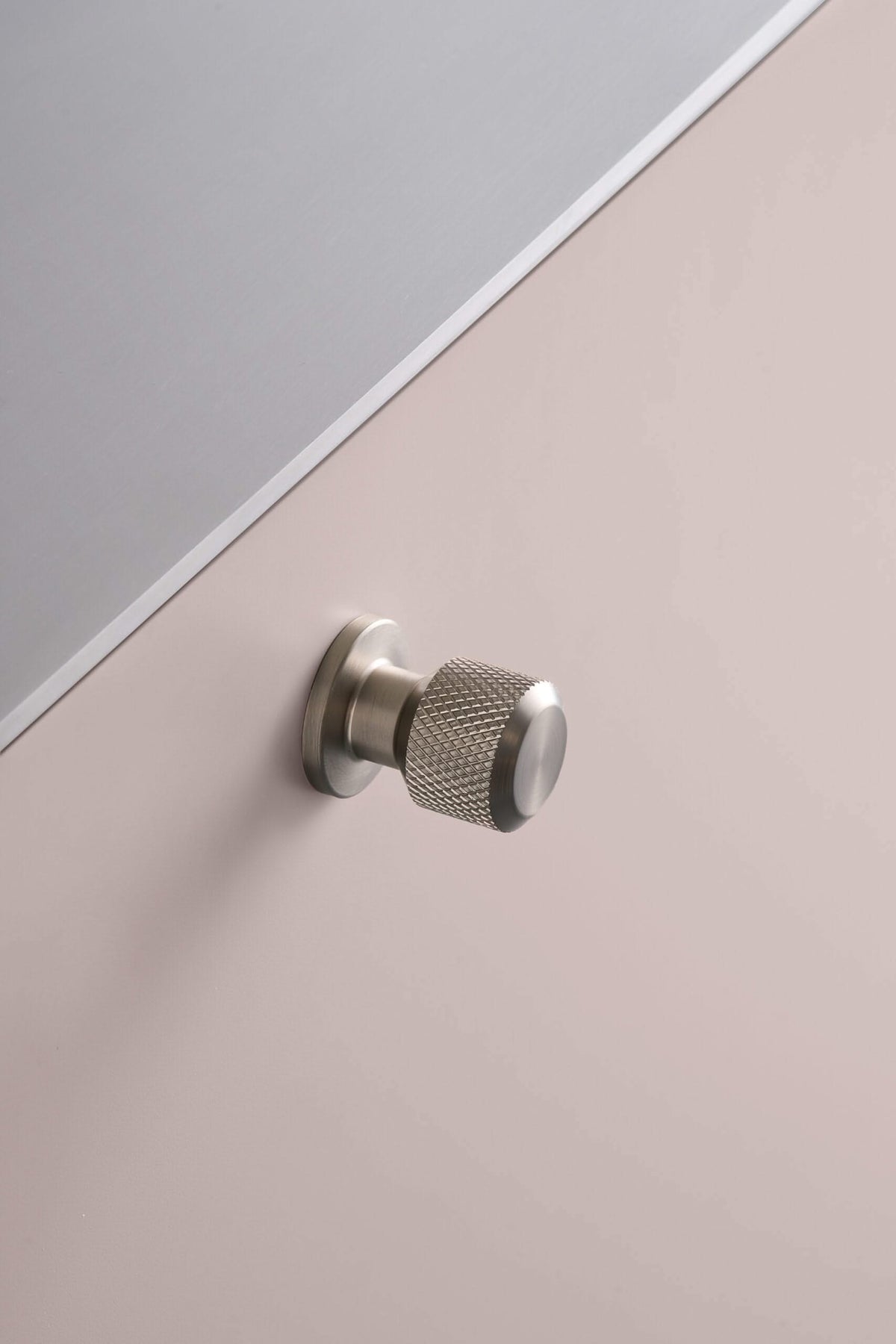 Furnipart meubelknop Landhuis Ronde inox-look sfeerbeeld