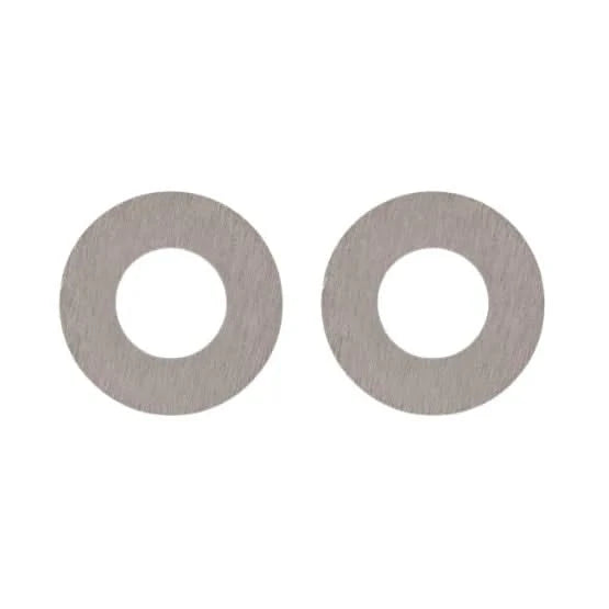 Nuda krukrozet 24mm satijn chroom – vooraanzicht