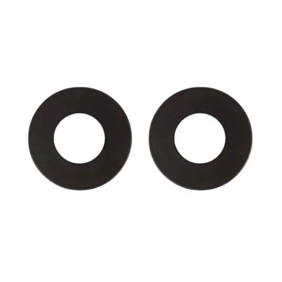 Nuda krukrozet 24mm mat zwart – vooraanzicht