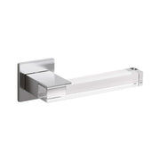 Olivari deurkruk Ice Cube chroom mat transparant vooraanzicht