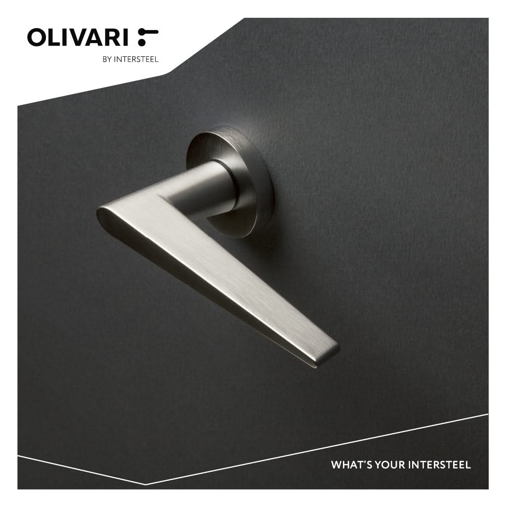 Olivari deurkruk Nina RVS mat titaan PVD - detail 2