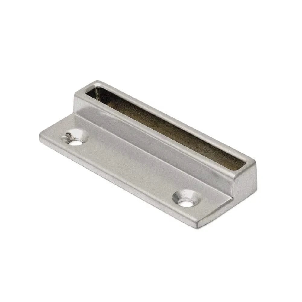 Dulimex raamboomplaatje 74x30 mm F1 aluminium vooraanzicht