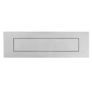 Hardbrass Shuffle brievenbusklep RVS 300 x 80 mm &ndash; vooraanzicht
