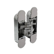 Intersteel onzichtbaar verdekt scharnier 130x30 mm zamak-nikkel – vooraanzicht