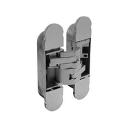 Intersteel onzichtbaar verdekt scharnier 130x30 mm zilvergrijs – vooraanzicht