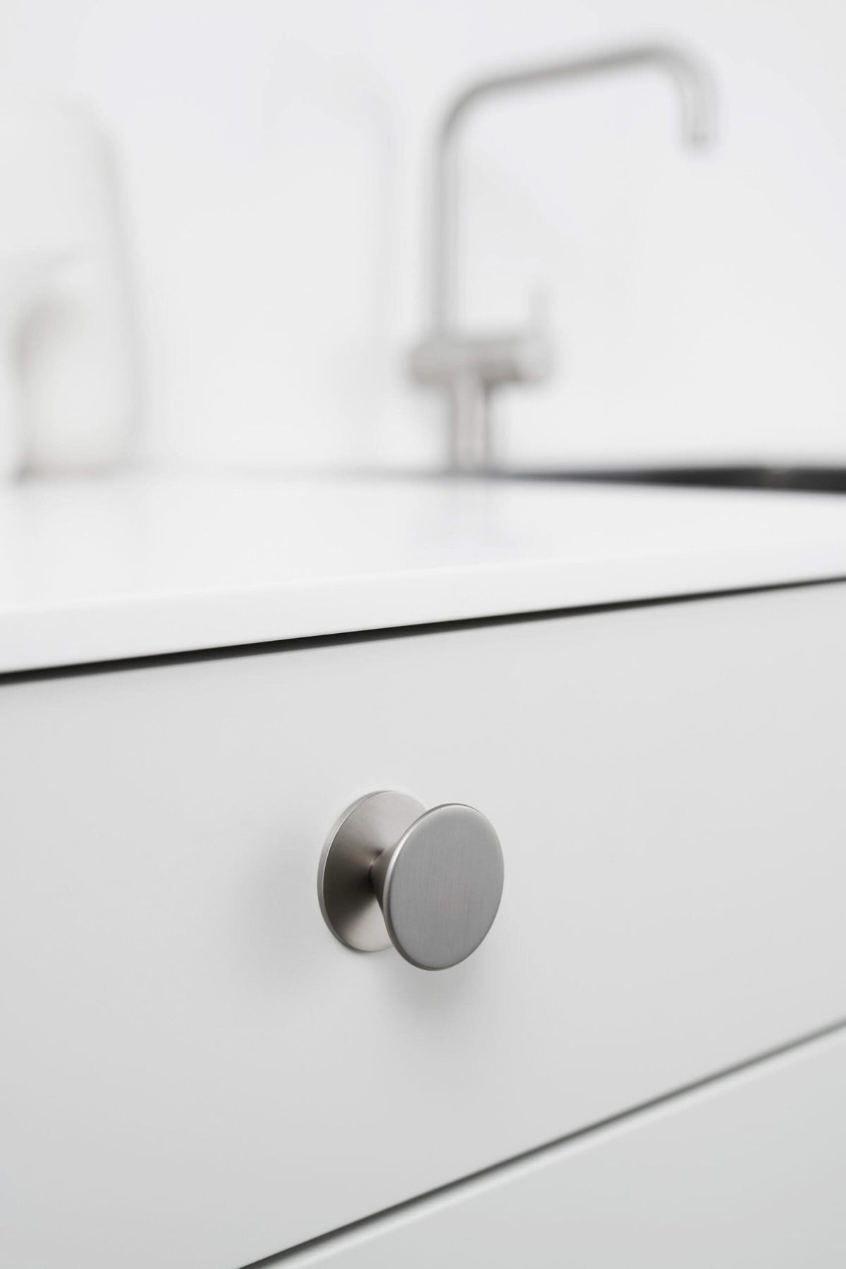 Furnipart Meubelknop Baan inox look detail