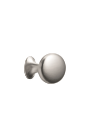 Furnipart meubelknop Ovaal eenvoudig inox look - vooraanzicht