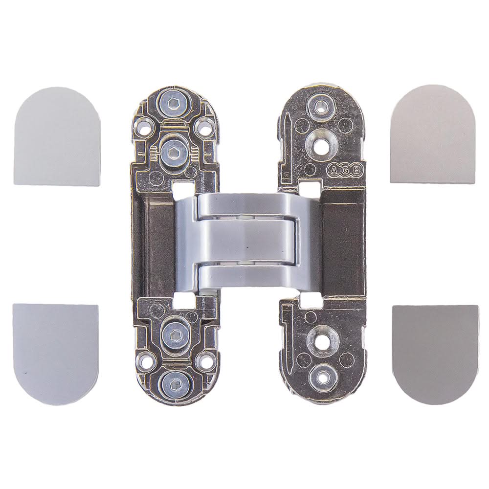 HDD Pro onzichtbaar scharnier Eclipse 2 inox look – vooraanzicht