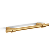 FORMANI Piet Boon ONE PB195 meubelgreep PVD mat goud 128mm – vooraanzicht