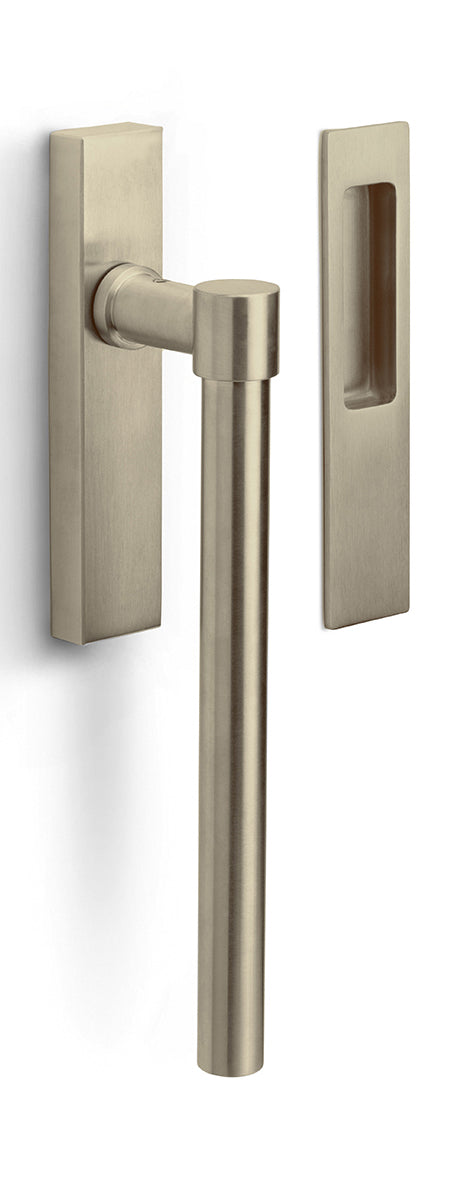 Formani hef-schuifdeurgreep ONE PB230 PVD champagne, vooraanzicht