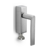 Formani PBA100-DKLOCK draaikiepgarnituur RVS vooraanzicht