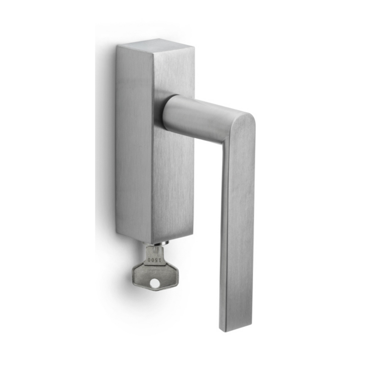 Formani PBA100-DKLOCK draaikiepgarnituur RVS vooraanzicht
