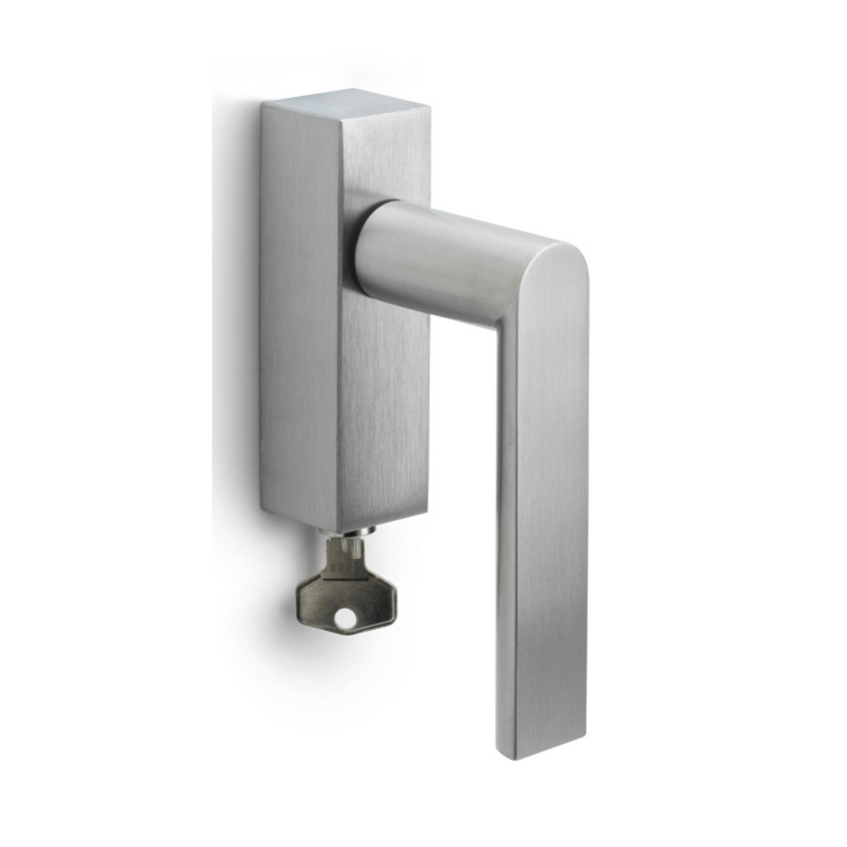 Formani PBA101-DKLOCK draaikiepgarnituur RVS vooraanzicht