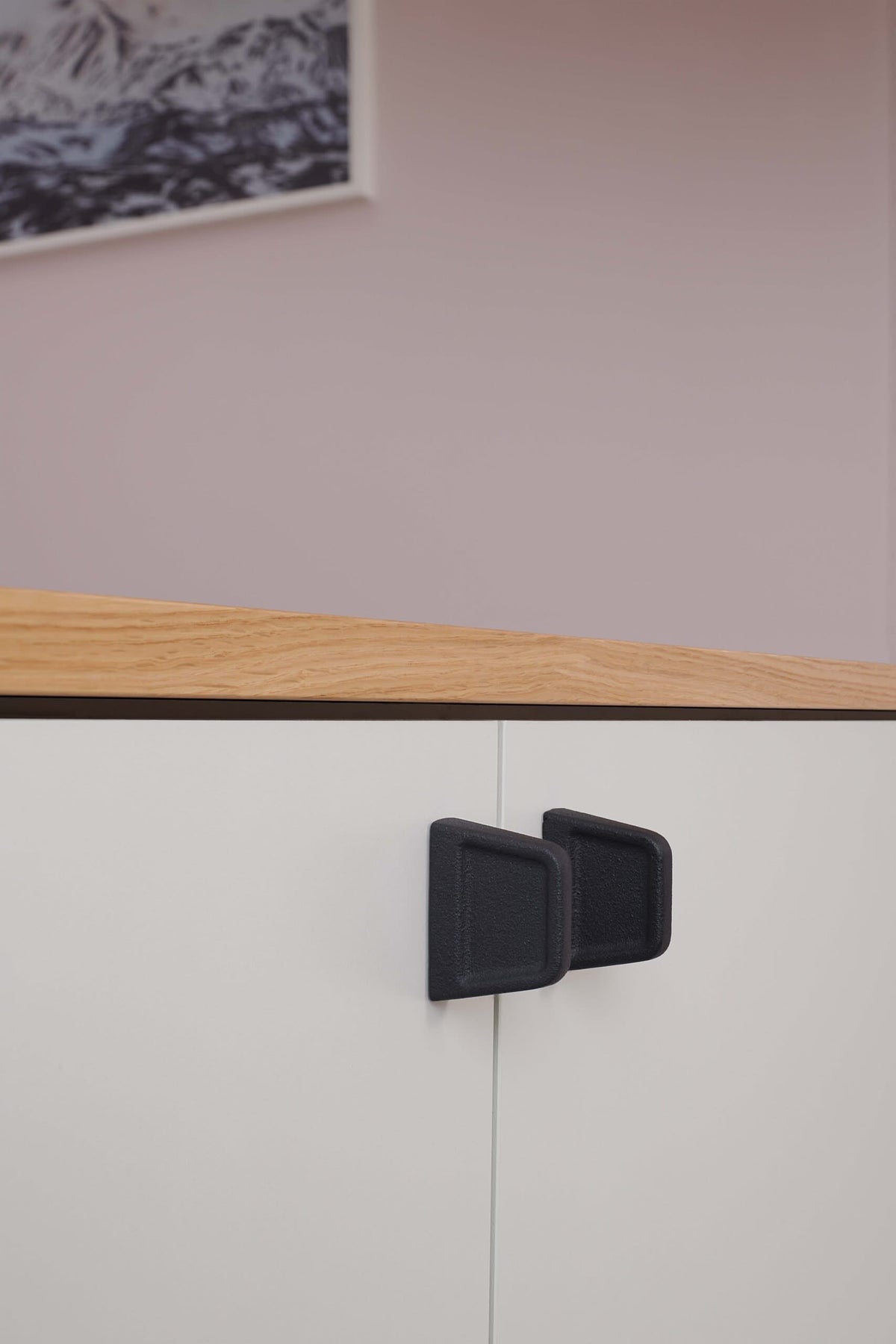 Furnipart meubelknop Pagode mat zwart - detailfoto