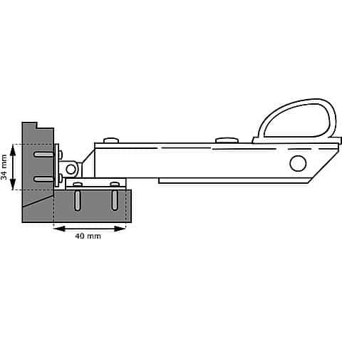 Dulimex DX raamuitzetter wegdraaibaar RUZ WK RVS-antraciet detail