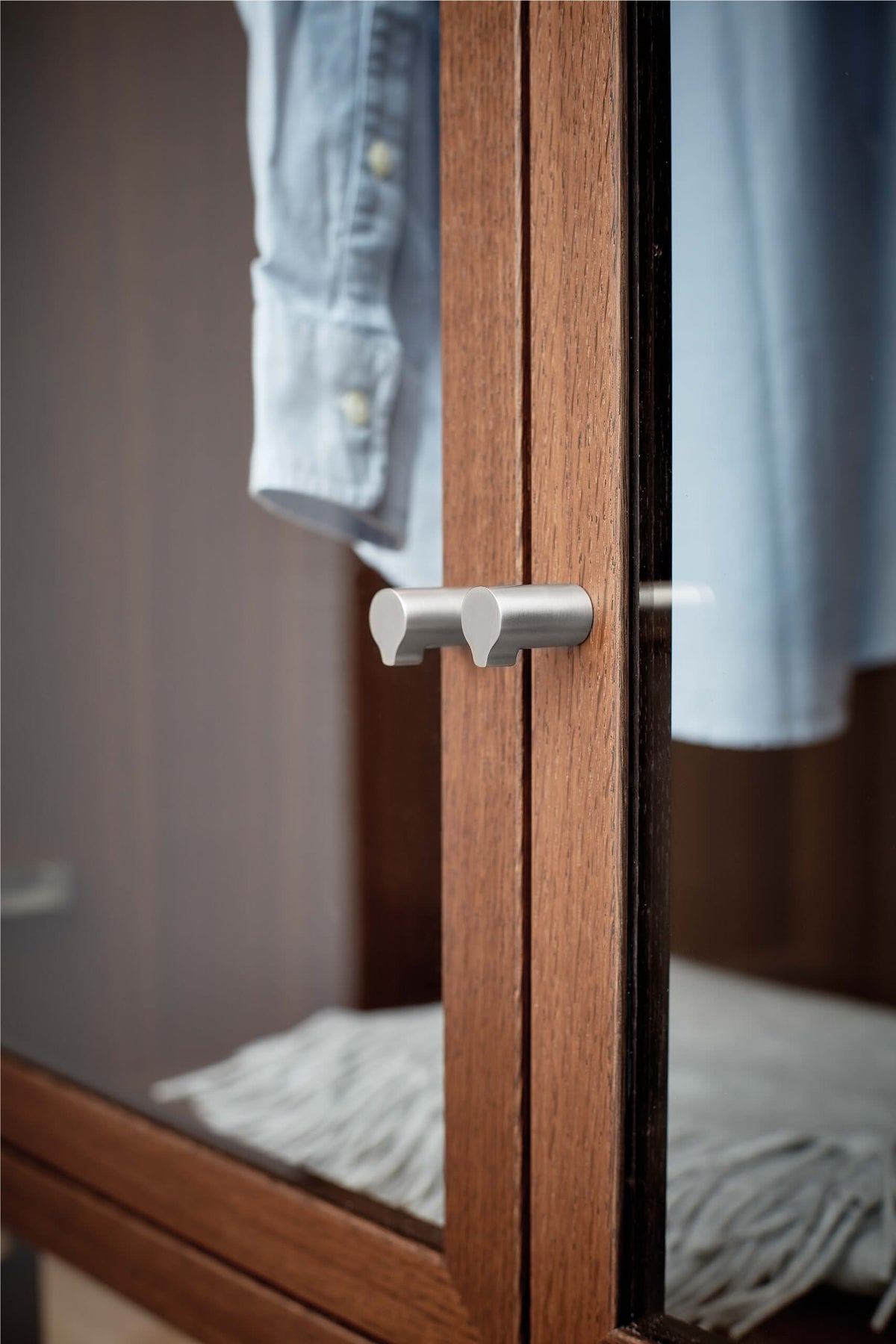 Furnipart meubelknop Scope inox look - detailfoto
