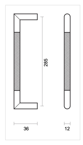 HDD Pro Hashtag meubelgreep mat zwart productinformatie