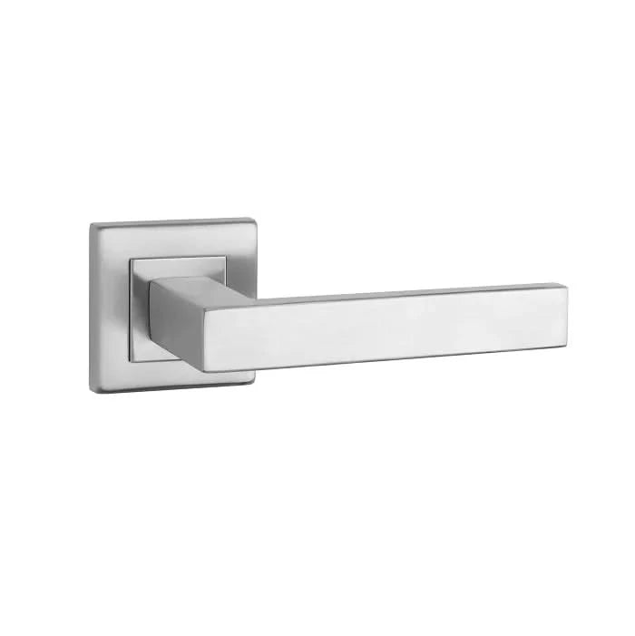 STERK deurkruk Kvadrat 1703 mat RVS vooraanzicht