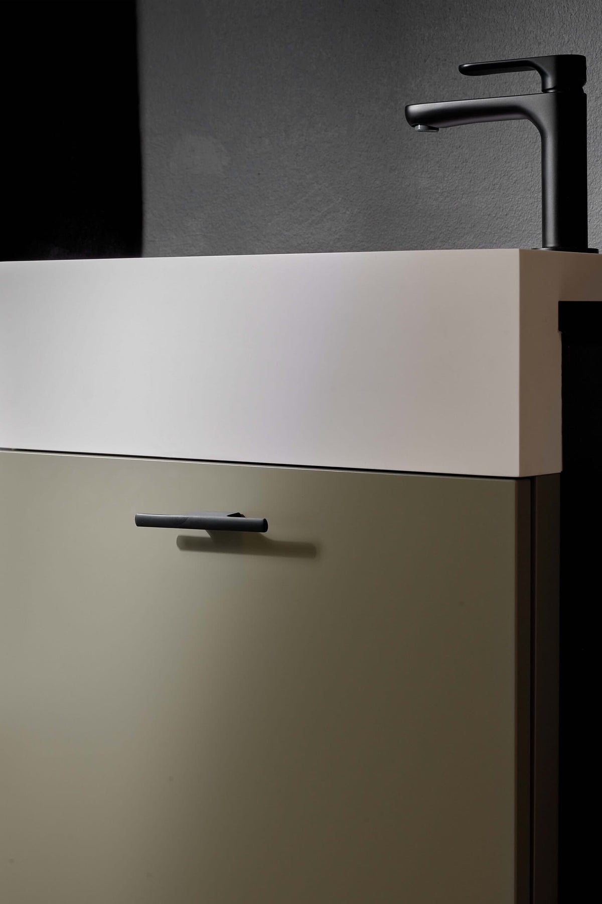 Furnipart Meubelknop Tau knop geborsteld matzwart detail