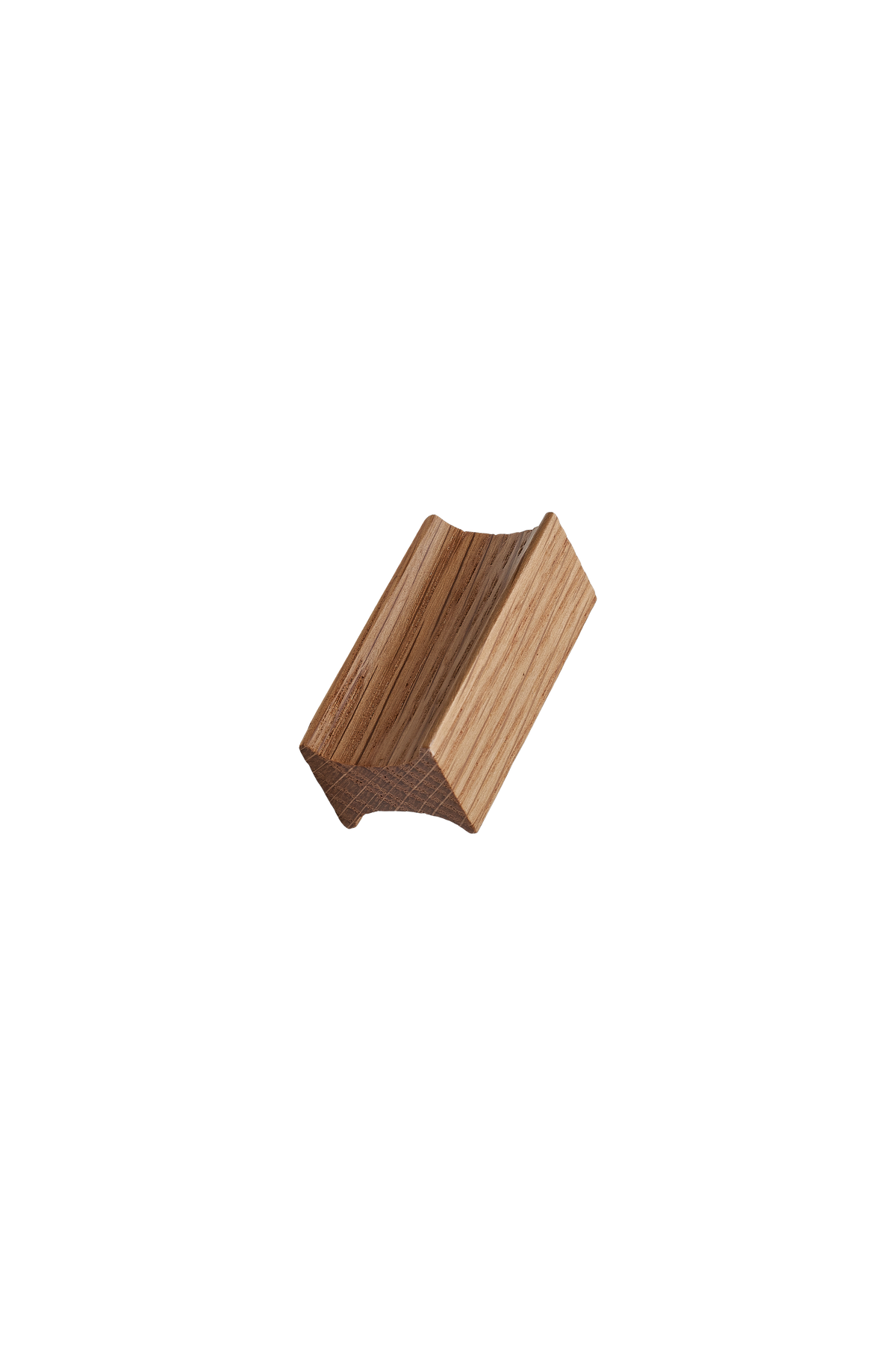 Furnipart Meubelknop Trackknop (hout) blank gelakt vooraanzicht