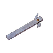 Dieckmann wisselstift met tuimelaar 8x8 mm staal - vooraanzicht