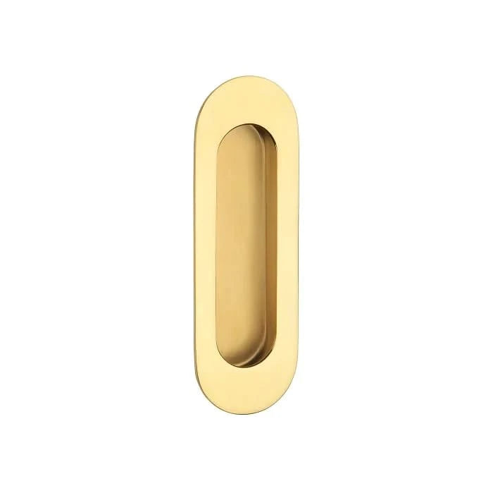 STERK schuifdeurkom 1717 ovaal glanzend goud PVD – vooraanzicht