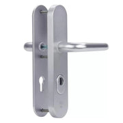 Dieckmann Rombus achterdeurbeslag D7028 kleur F1 - vooraanzicht