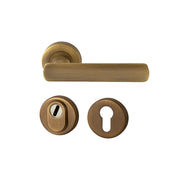 Hardbrass achterdeurset Shadow SKG3 mat brons vooraanzicht