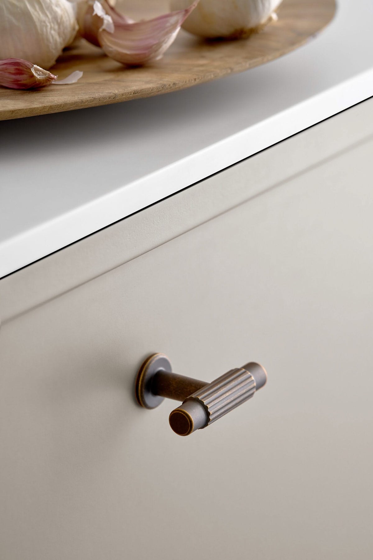 Furnipart Meubelknop Villa T antiek bruin detail