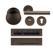 Formani Complete Voordeurset knop/kruk Brons SKG3 LB7-19 – vooraanzicht