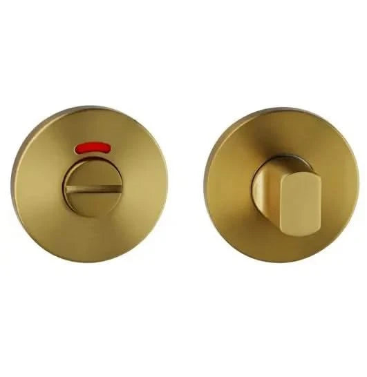 Artitec WC-sluiting Permafix PVD goud rond rozet vooraanzicht