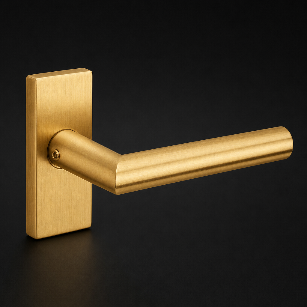 Formani BASIC LB2-19Q32G deurkruk in PVD Mat Goud – detailfoto