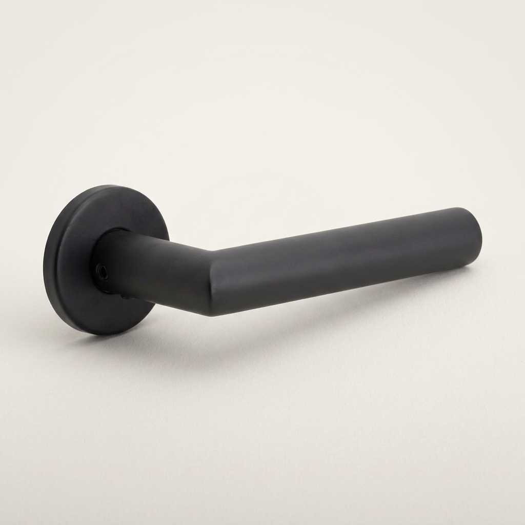 Formani BASIC LB2-22 deurkruk in Zwart mat – detailfoto