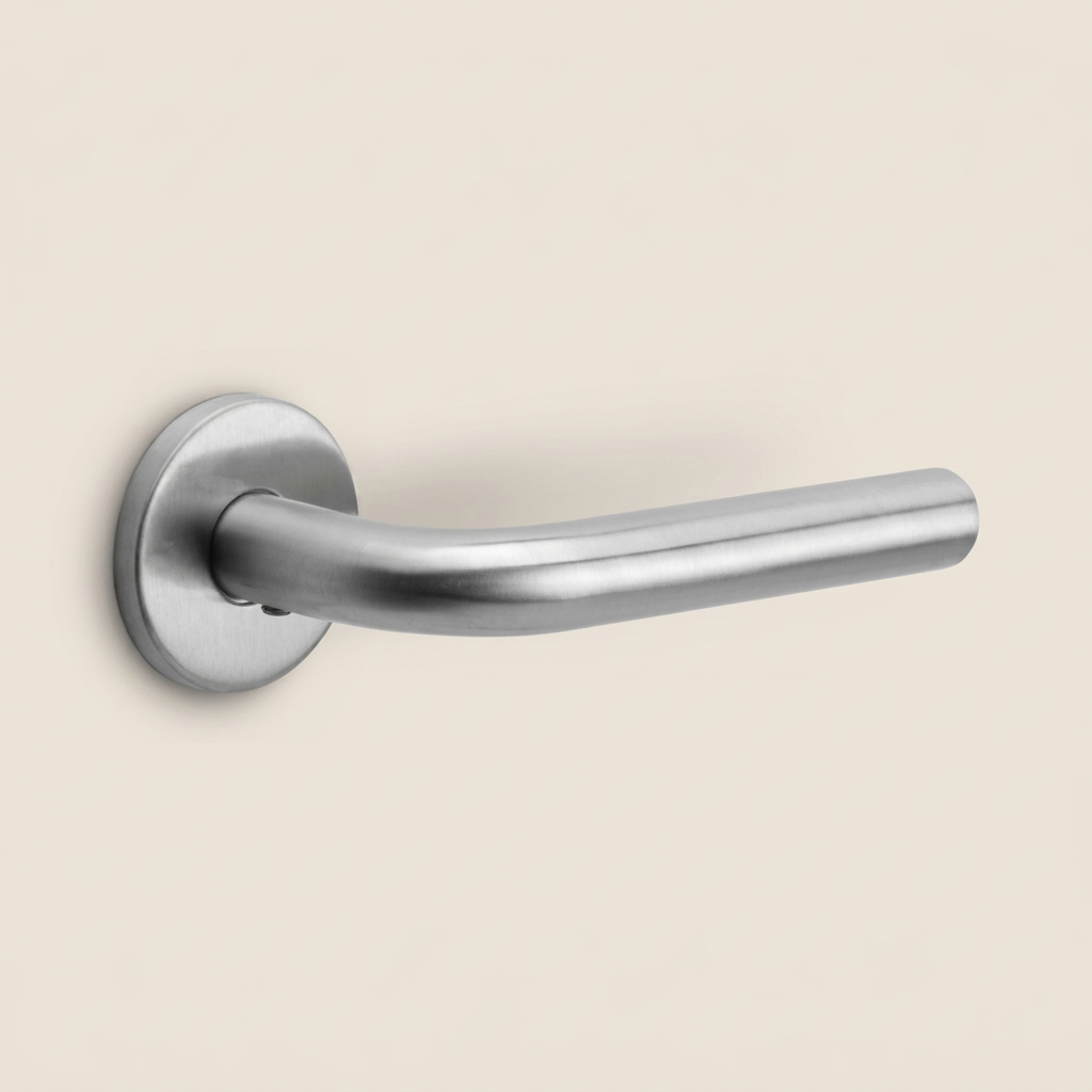 Formani LB3-19 deurkruk in PVD mat RVS – detailfoto
