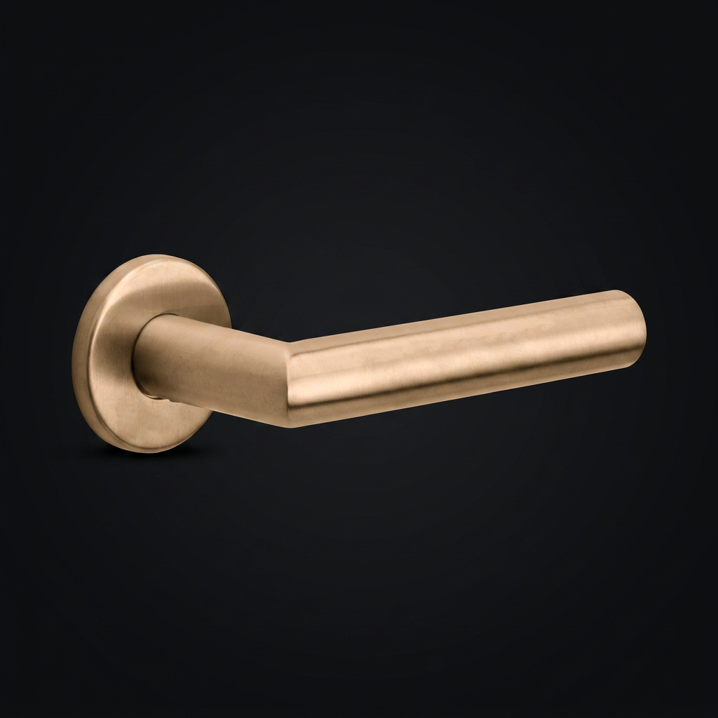 Formani BASIC LB2-22 deurkruk in PVD Licht Brons – detailfoto
