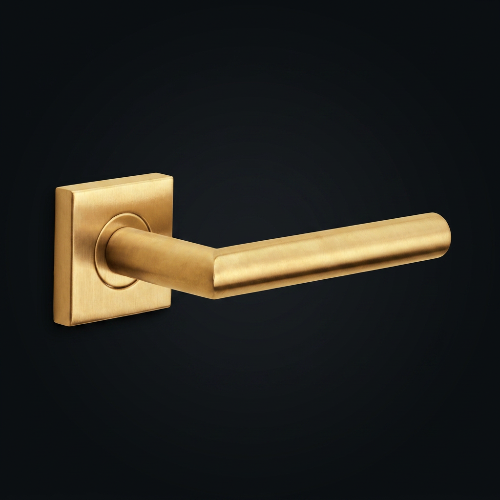 Formani BASIC LB2-19BSQR53 deurkruk in PVD Mat Goud – detailfoto