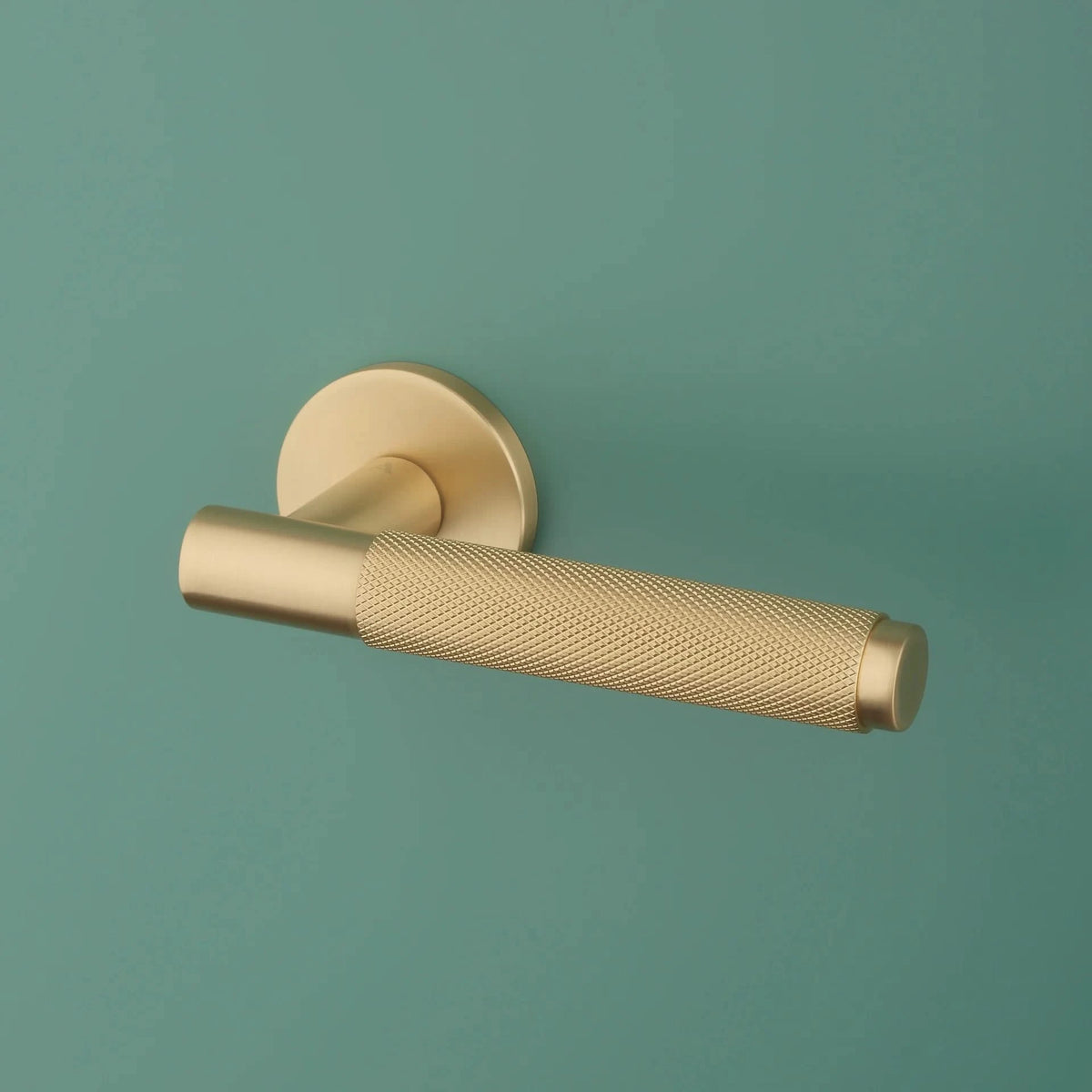 Aprile Molinia deurklink mat goud detail kruislings patroon