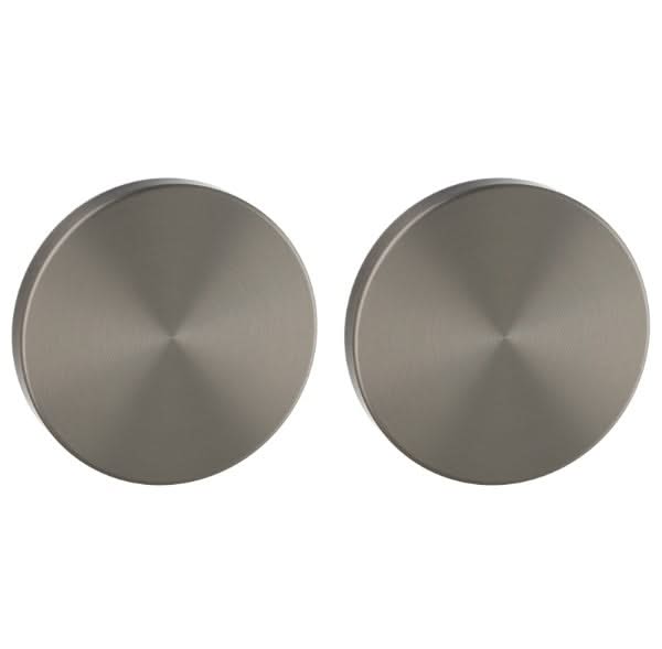 Artitec Permafix blind rozet ø52 mm PVD antraciet – vooraanzicht