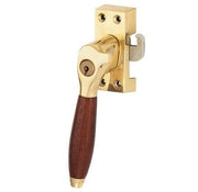 Artitec Mi Satori raamboom Bonton Bubinga messing ongelakt links vooraanzicht