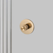 Buster + Punch Cast thumbturn-/WC-slot goud vooraanzicht