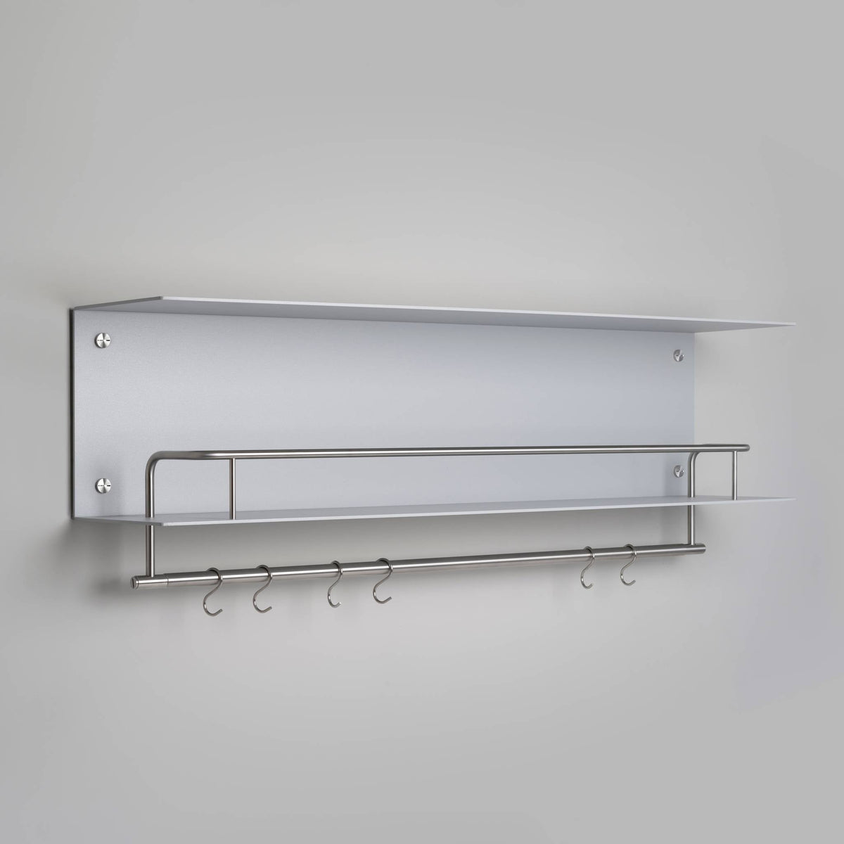 Buster + Punch Hanger keukenplank grijs steel vooraanzicht