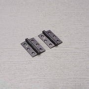 Buster + Punch scharnier 76x51x2 mm (set van 2) smoked bronze vooraanzicht