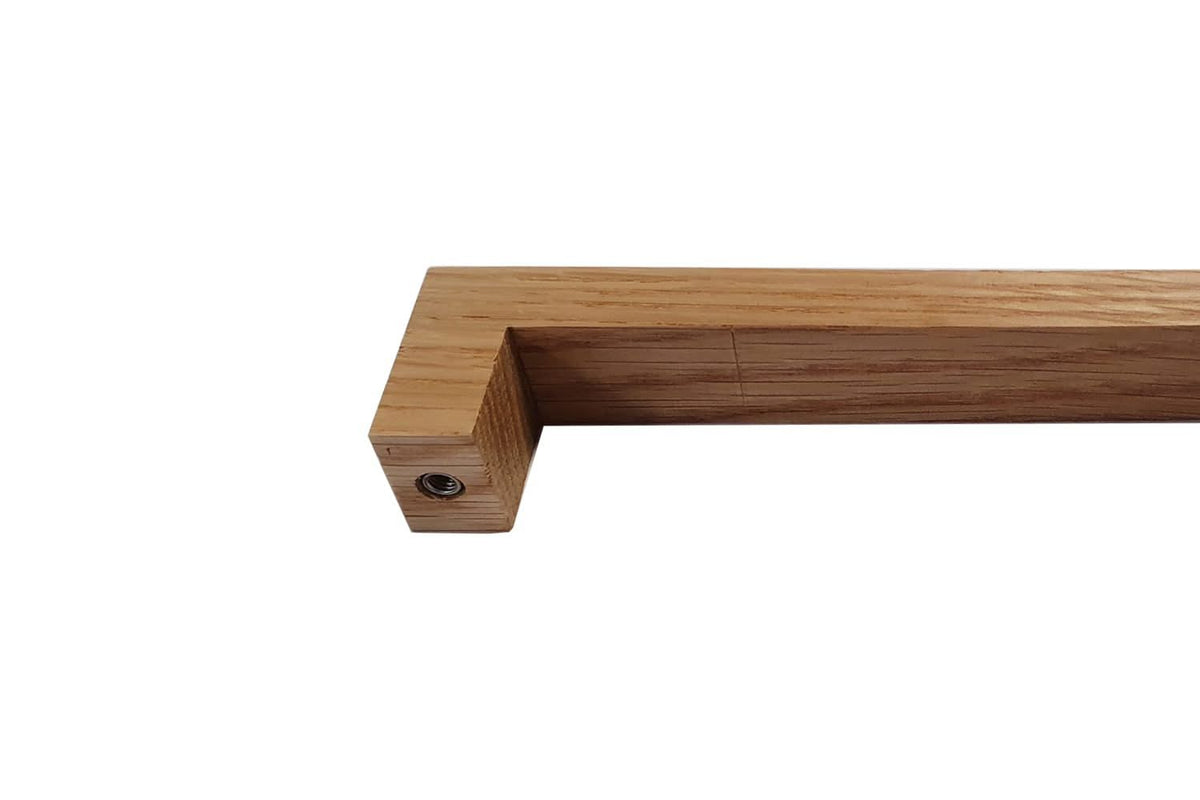 Staalimex houten handgreep Aalborg 236mm eiken sfeerbeeld