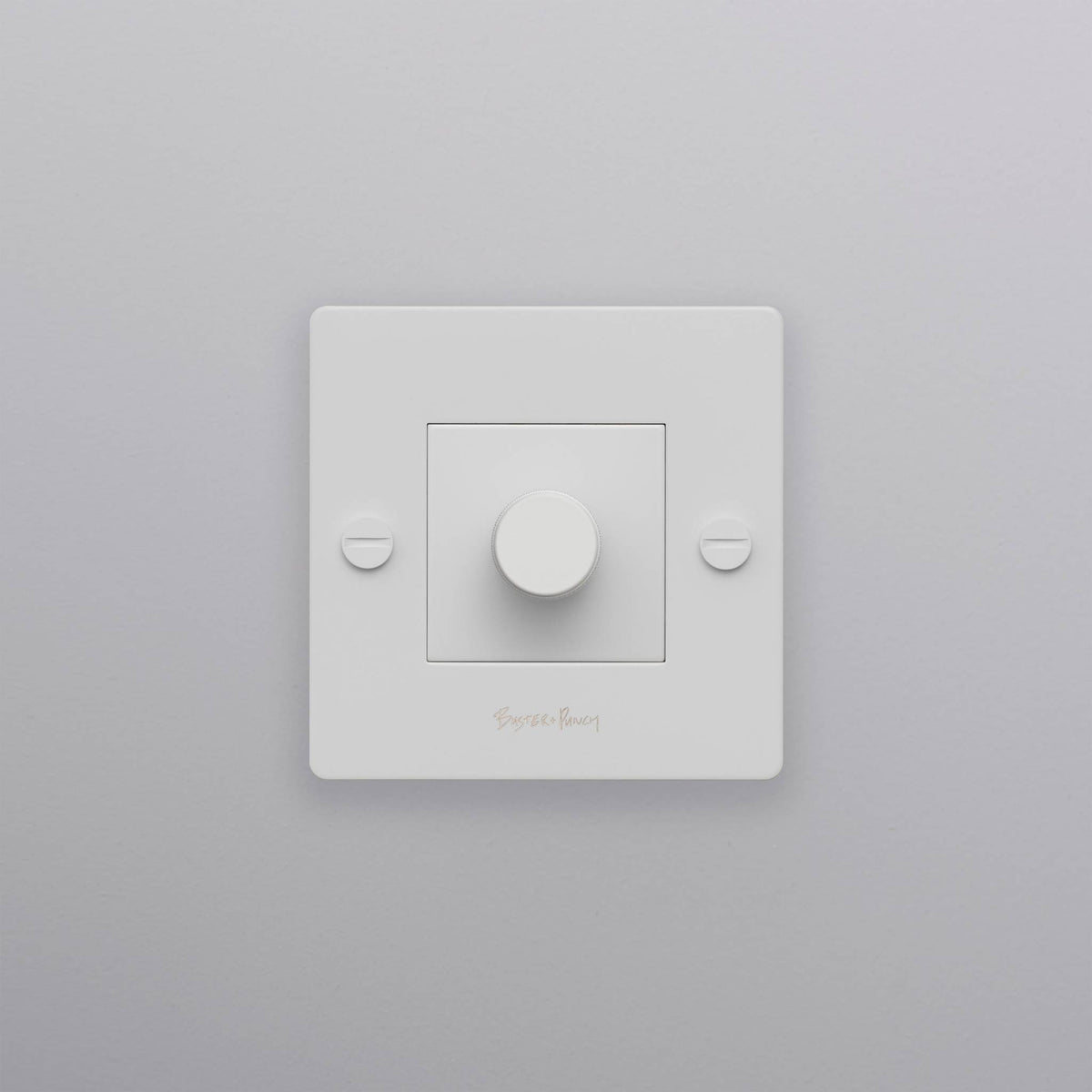 Buster + Punch dimmer Cross met logo Wit detail