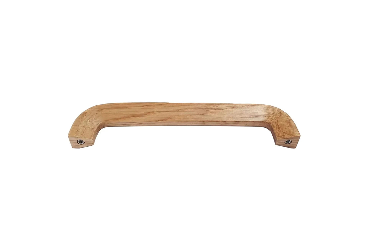 Staalimex Gotenburg houten handgreep walnoot 240mm detail