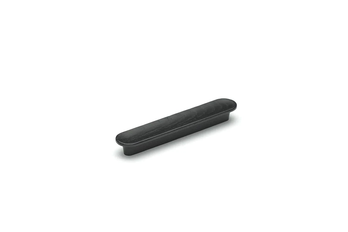 Staalimex houten handgreep Oslo 164mm mat zwart vooraanzicht