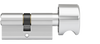 DOM Plura SKG2 profielcilinder op maat 30/30 mm met knop K3